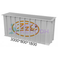 смотровая яма пластиковая 3000х800х1800