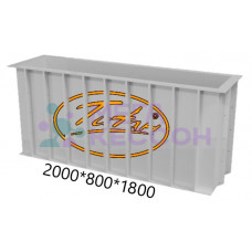 смотровая яма из полипропилена 2000х800х1800