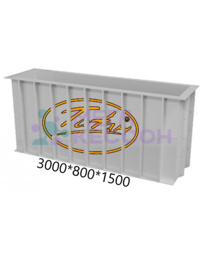 смотровая яма пластиковая 3000х800х1500